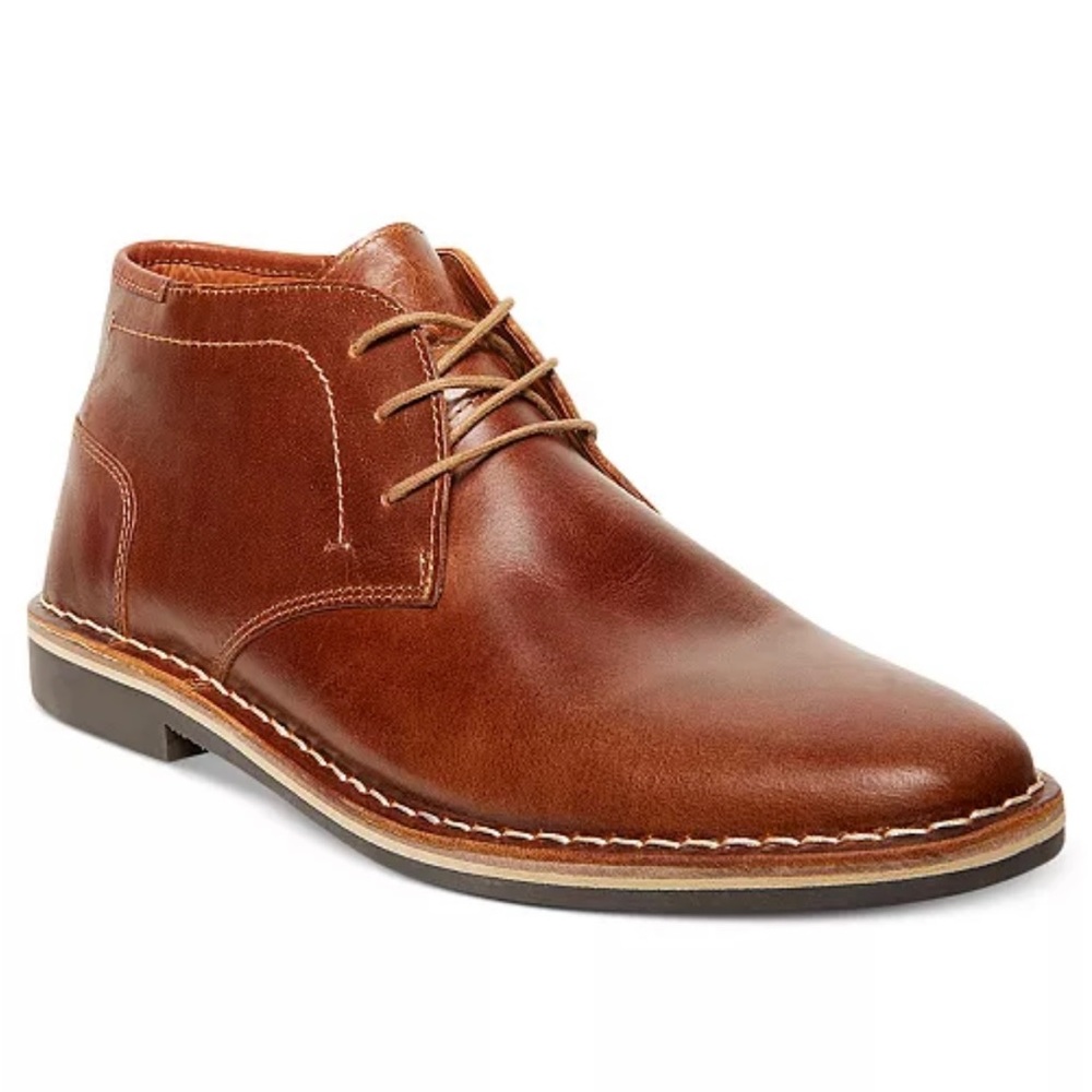 - Steve Madden Harken Leather brown Chukka Boots!  13